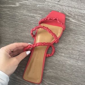 WhoWhatWear Red sandals